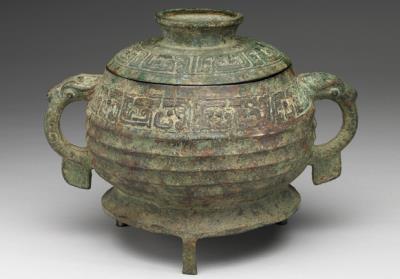 图片[3]-Inscribed gui food container, mid-Western Zhou period, c. 10th-9th century BCE-China Archive